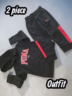 *1244 Puma 2pc jogging suit outfit Boys size 4